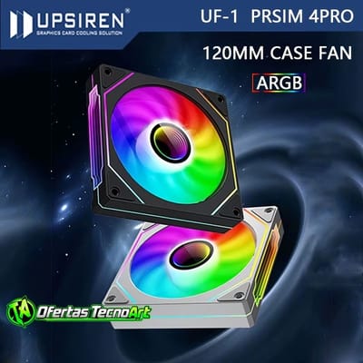 Kit 5 Fans UPSIREN UF-1 PRISM 4 PRO aRGB 5v