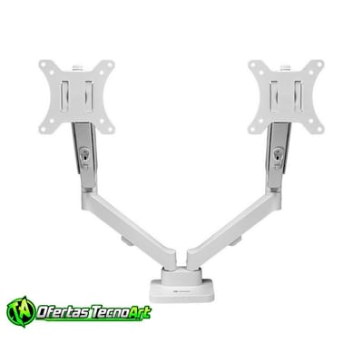 Suporte Articulado 2 Monitores 13 a 32 Pistão a Gás Zinnia