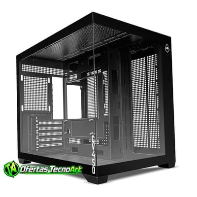 Gabinete Gamer Mancer CV450 Mini-Tower Vidro Preto