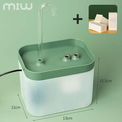 Bebedouro Gato Fonte Água com Filtro Automática 1,5L