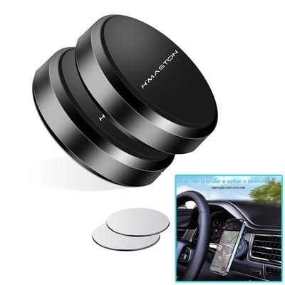 Suporte Celular Magnético Automotivo 360°