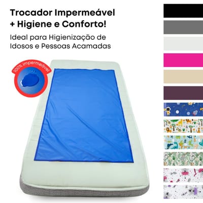 Trocador Impermeável Dupla Face Adulto e Infantil