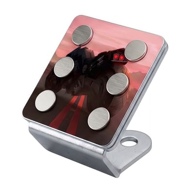 Suporte Celular Magnético 6 Imãs Moto Universal