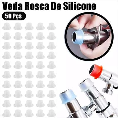 Kit 50 Vedantes de Silicone para Torneira