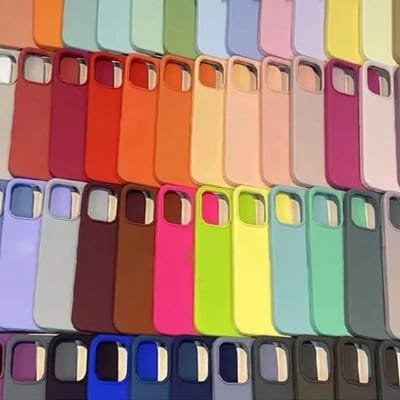 Kit 3 ou 5 Capas de Silicone para iPhone