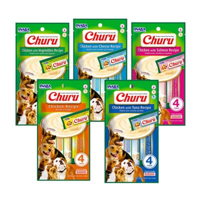 Churu Dog Inaba Petisco Cremoso 54g 4 Sachês