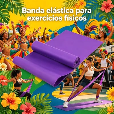 Kit 3 Faixas Elásticas Thera Band 1,5m