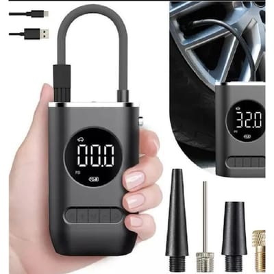 Mini Compressor de Ar Portátil Recarregável USB