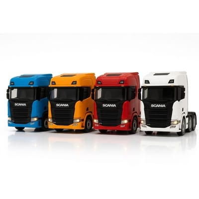 Miniatura Caminhão Scania 1:42 Luz Som Fricção