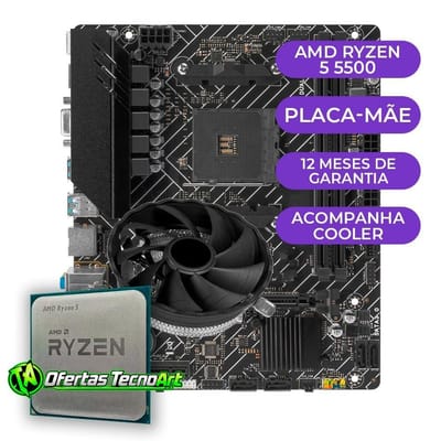 Kit Upgrade Gamer AMD Ryzen 5 5500 A520M