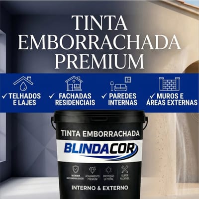 Tinta Emborrachada Impermeabilizante BlindaCor 18kg
