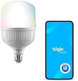 Lâmpada LED Smart Elgin 30W Alexa e Google Home RGB