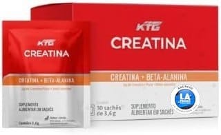 Creatina pura + Beta Alanina, Sabor Limão, 30 Sachês