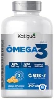 Ômega 3 3000mg 240 Cápsulas EPA + DHA