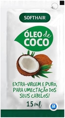 Óleo de Coco Extra Virgem Softhair 15ml