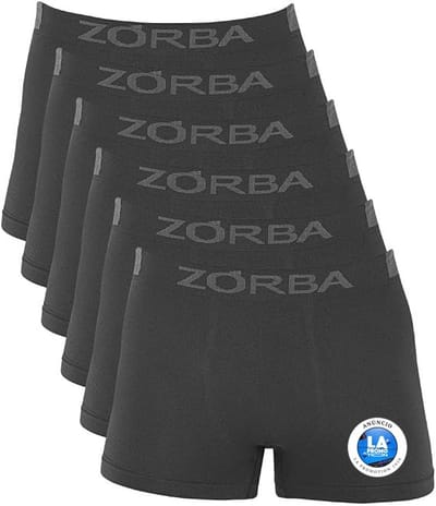 Kit 6 Cuecas Zorba Boxer Extreme Sport sem Costura
