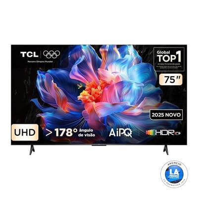 Smart Tv 75 Polegadas 4K 75P6k Google Tv Hdr10 Processador Aipq Tcl