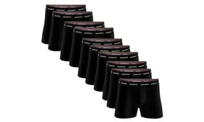 Kit 10 Cuecas Boxer Sandrini Masculina Algodão