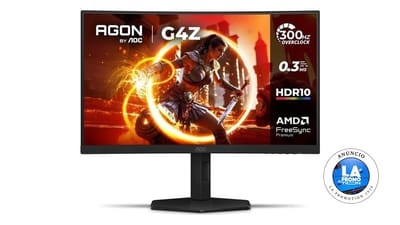 Monitor Gamer Curvo Aoc Agon 27 300Hz 0,3ms HDR10