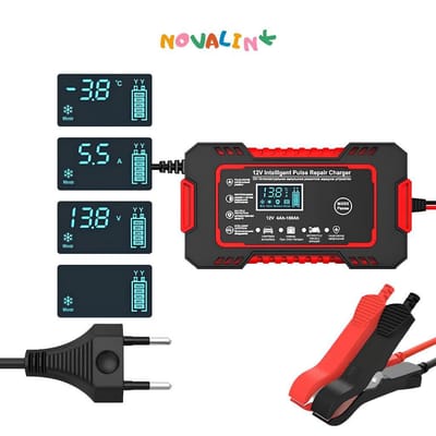 Carregador de Bateria Automotivo Inteligente 12V