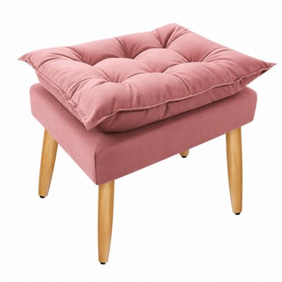 Puff Opala Suede Decorativo Várias Cores