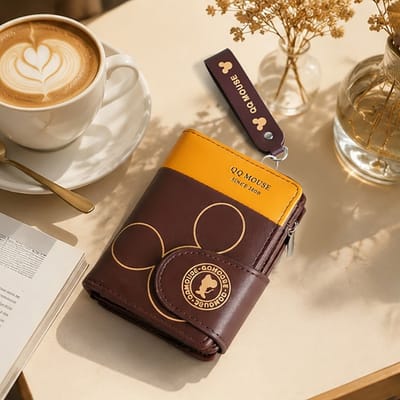 Bolsa de Mão Feminina com Carteira Porta Moedas