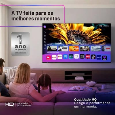 Smart TV HQ QLED 50 4K Wi-Fi Bluetooth