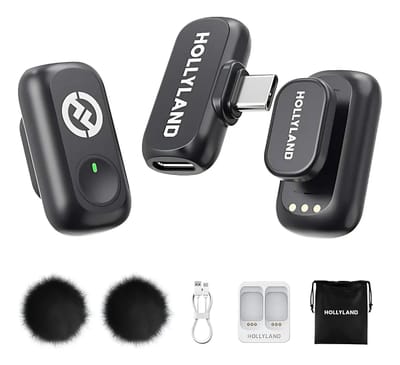 Microfone Hollyland Lark A1 Mini USB-C Preto