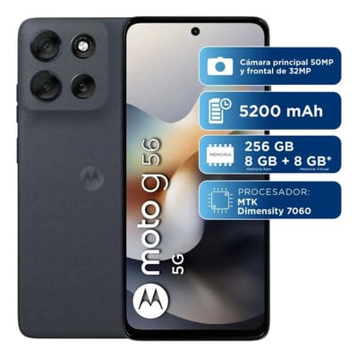 Smartphone Motorola Moto G56 5G 256GB 8GB Preto