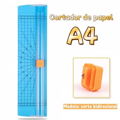 Cortador de Papel Guilhotina Portátil A4