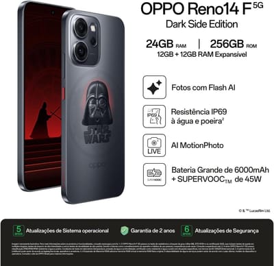 Smartphone OPPO Reno 14 F 256GB 12GB RAM