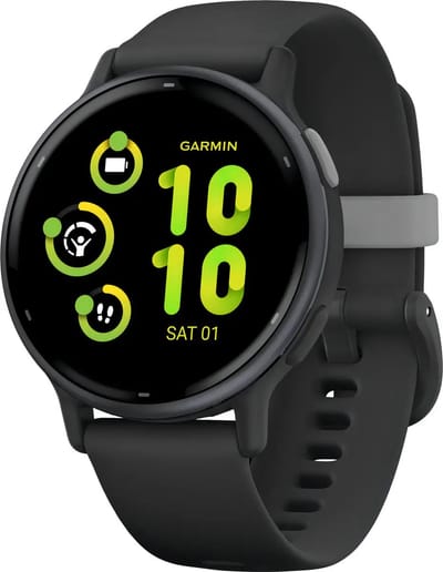 Relógio Garmin Vivoactive 5 Preto com Pulseira de Silicone