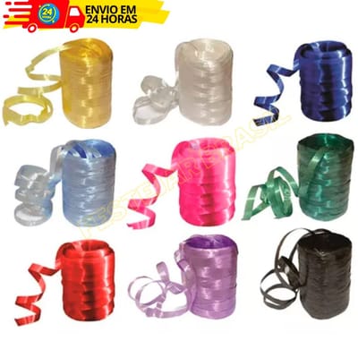 Rolo de Fitilho 50 metros 5mm Para Arco Fita Balões