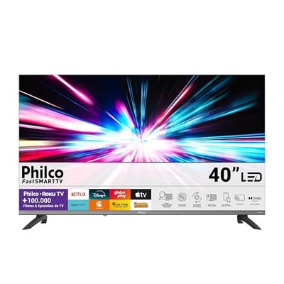Smart TV 40 Philco Roku TV HDR10 Dolby Audio P40CRA