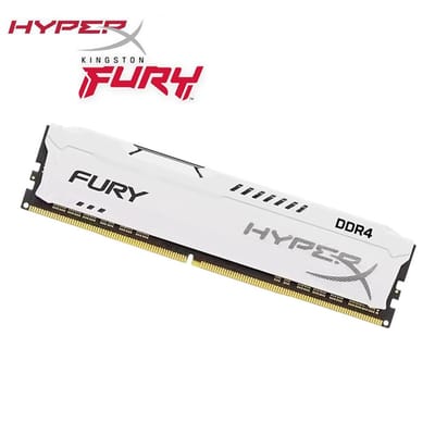 Memória RAM Kingston HyperX FURY DDR4 Branco