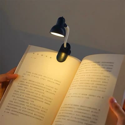 Mini Lâmpada de Mesa LED Portátil com Clipe