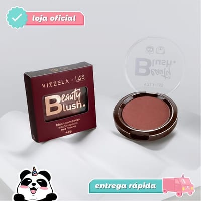 Blush Compacto Beauty Red Mocha Vizzela + La's Clothing