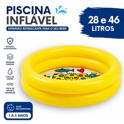 Piscina Inflável Infantil Redonda