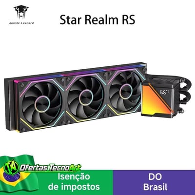 Water Cooler Jungle Leopard Star Realm RS aRGB LCD 240 e 360