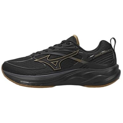 Tênis Mizuno Space 6, Preto/Preto, Tamanho 39