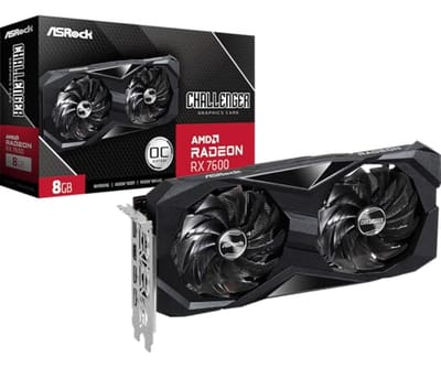 Placa de Vídeo ASRock Radeon RX 7600 Challenger OC 8GB