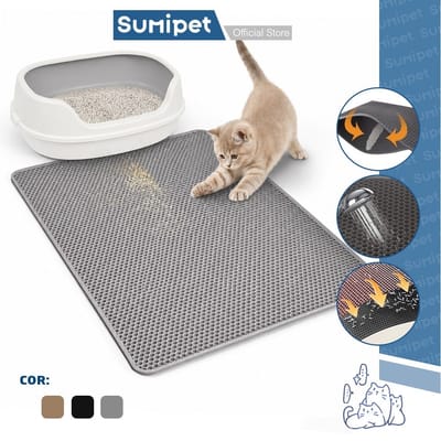 Tapete Higiênico EVA para Caixa de Areia de Gatos