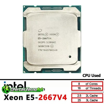 Processador Xeon E5 2667v4 x99 CPU