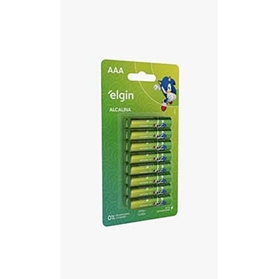 Pilha Alcalina AAA 16 unidades Elgin