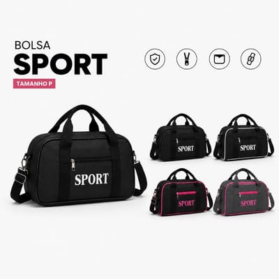 Bolsa Sport Multifuncional para Academia e Viagens