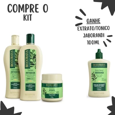 Kit Antiqueda Jaborandi Bio Extratus