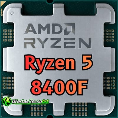 Processador AMD Ryzen 5 8400F, 6 Núcleos, 12 Threads, AM5