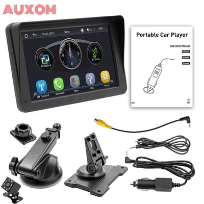 Tela MP5 para Carro 7" Bluetooth 5.0 CarPlay Sem Fio
