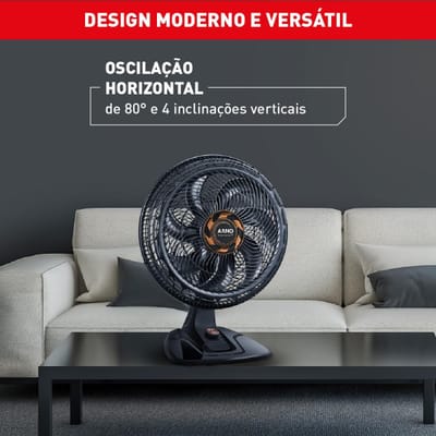 Ventilador de Mesa Arno X-TREME 7 Cinza 40cm 220V
