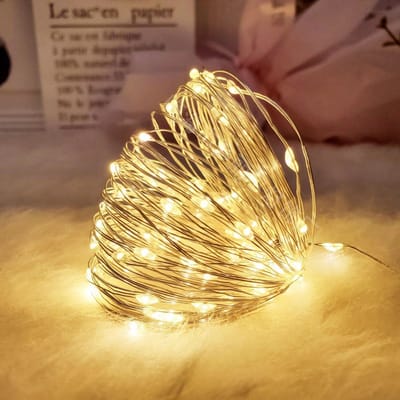 Fio de Fada LED 2M para Decoração de Casa e Natal